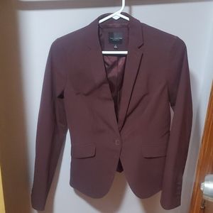 Burgundy The Limited Blazer